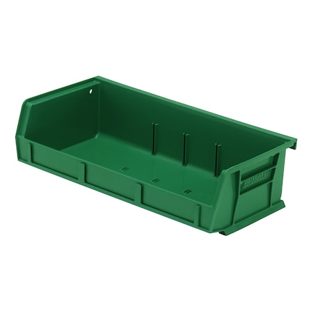 Quantum Storage Systems 5-3/8" x 11" x 3" ULTRA SERIES STACK AND HANG BIN - Green QUS232GN